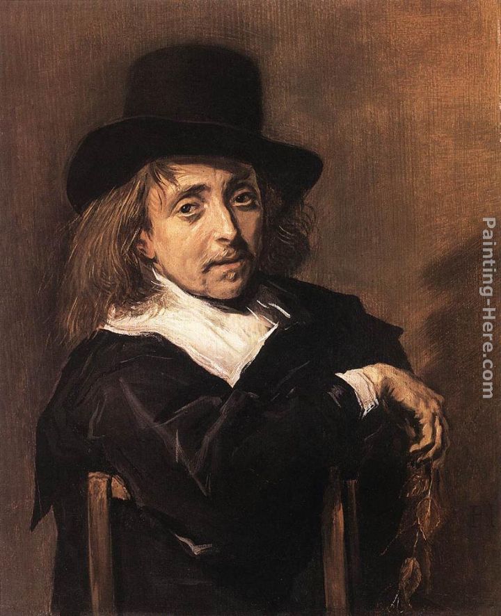 Seated Man Holding a Branch painting - Frans Hals Seated Man Holding a Branch art painting